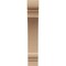 Ekena Millwork 4"W x 8"D x 24"H Thin Hughes Rough Cedar Woodgrain TimberThane Corbel, Primed Tan CORUR04X08X24HUGRCPR - alternate 4